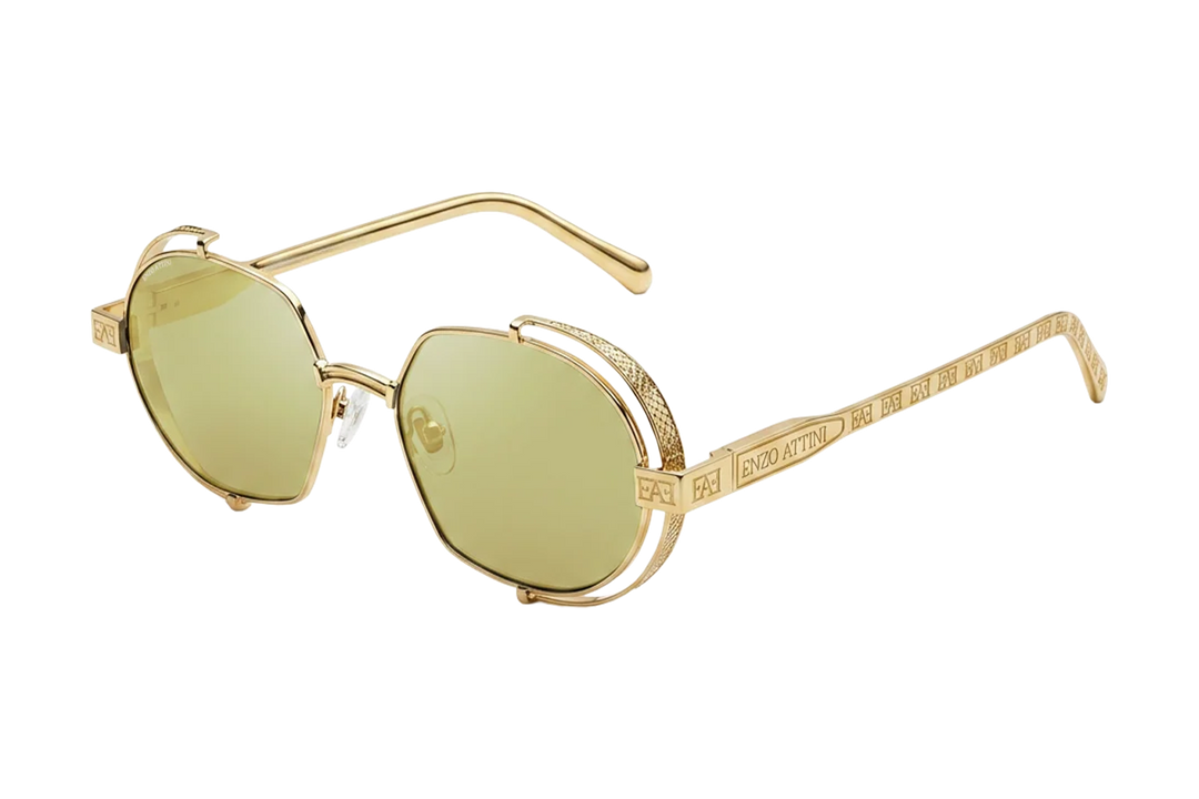 Syze Enzo Attini - Mount Everest ll / Gold Color + Yellow Lens - Për meshkuj