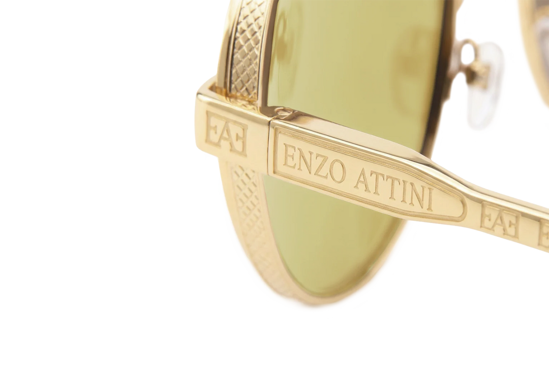 Syze Enzo Attini - Mount Everest ll / Gold Color + Yellow Lens. Për femra