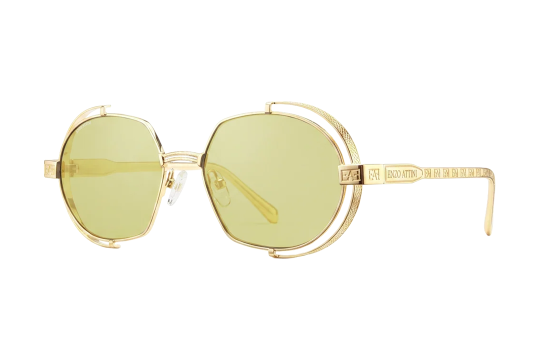 Syze Enzo Attini - Mount Everest ll / Gold Color + Yellow Lens - Për meshkuj
