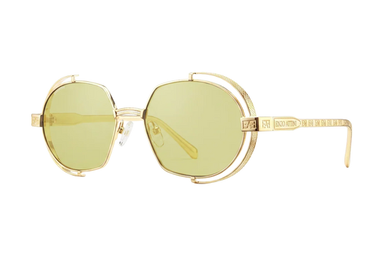 Syze Enzo Attini - Mount Everest ll / Gold Color + Yellow Lens. Për femra