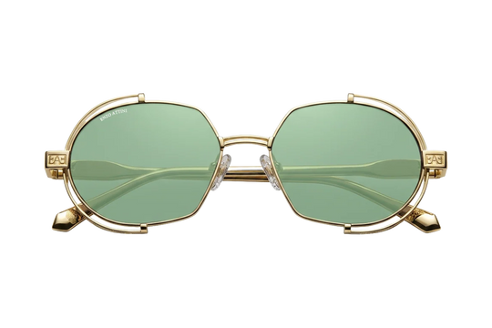 Syze Enzo Attini - Mount Everest ll / Gold Color + Green Lens. Për femra