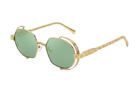 Syze Enzo Attini - Mount Everest ll / Gold Color + Green Lens - Për meshkuj