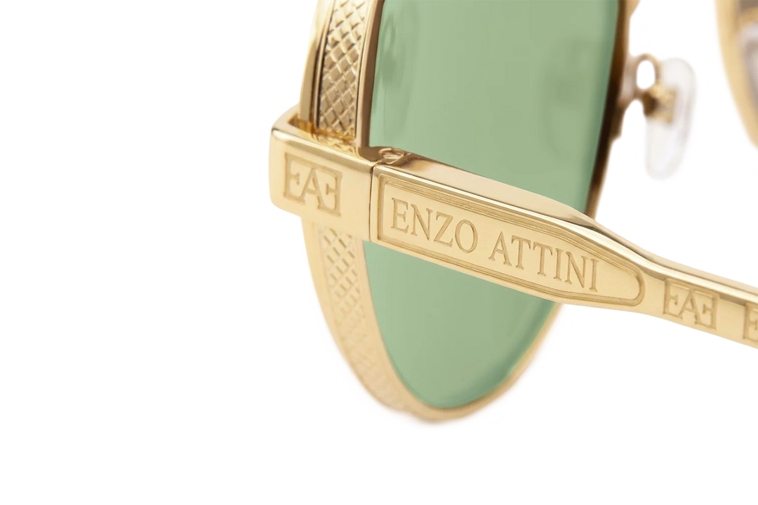 Syze Enzo Attini - Mount Everest ll / Gold Color + Green Lens. Për femra