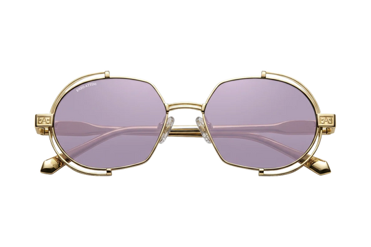 Syze Enzo Attini - Mount Everest ll / Gold Color + Purple Lens - Për meshkuj