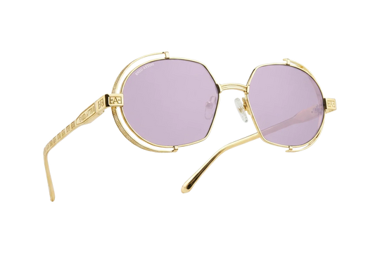 Syze Enzo Attini - Mount Everest ll / Gold Color + Purple Lens. Për femra