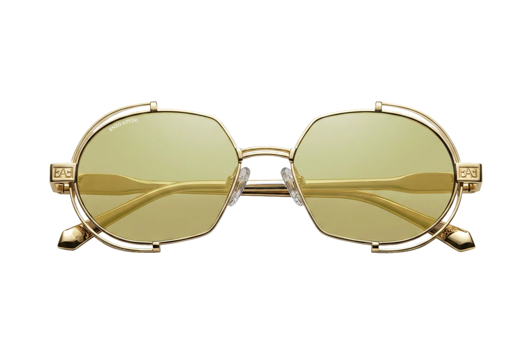 Syze Enzo Attini - Mount Everest ll / Gold Color + Yellow Lens - Për meshkuj