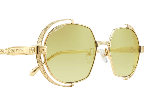 Syze Enzo Attini - Mount Everest ll / Gold Color + Yellow Lens - Për meshkuj