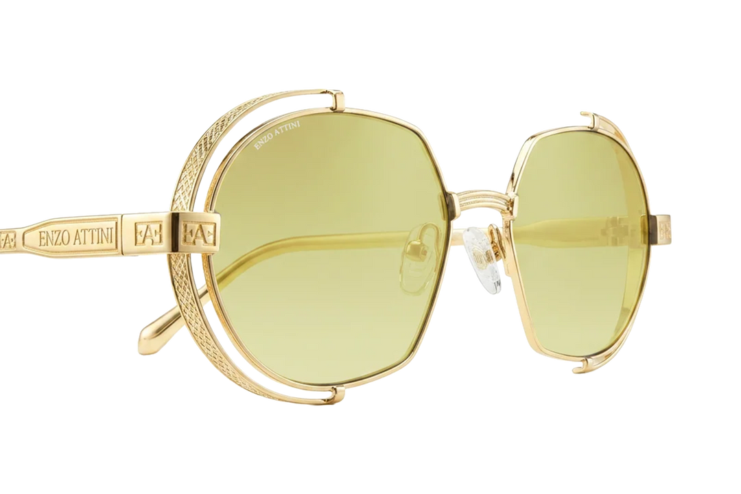 Syze Enzo Attini - Mount Everest ll / Gold Color + Yellow Lens. Për femra