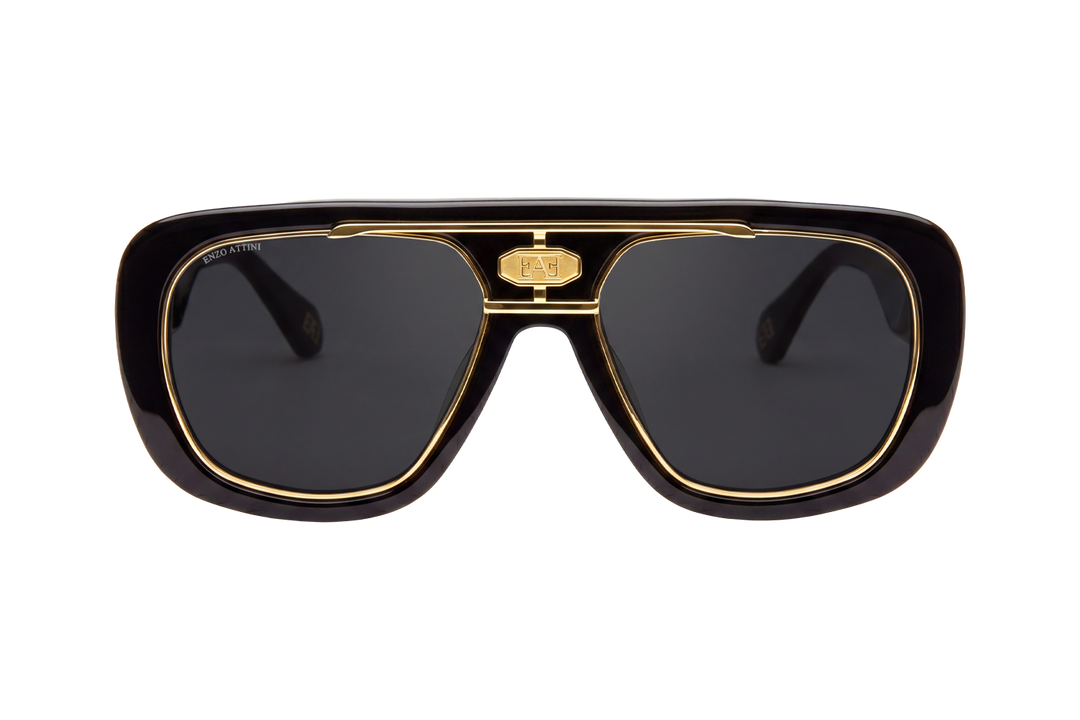 Syze dielli për femra modeli Palazzo Ducezio ll black nga Enzo Attini me skelet gold 