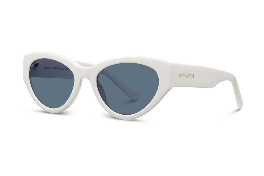 Syze dielli për femra modeli Big Ben nga Enzo Attini me skelet të bardhë dhe lente mbrojtëse, ballore