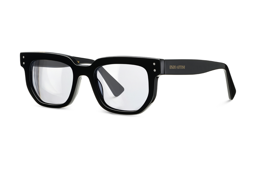 Syze optike për femra modeli Basilica di San Pietro nga Enzo Attini me skelet black, lentet me mbrojtje UV 400, anësore