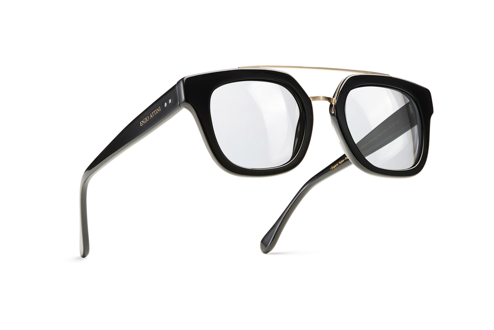 Syze optike për femra modeli Colosseo di Roma nga Enzo Attini me skelet black, lentet me mbrojtje UV 400, anesore