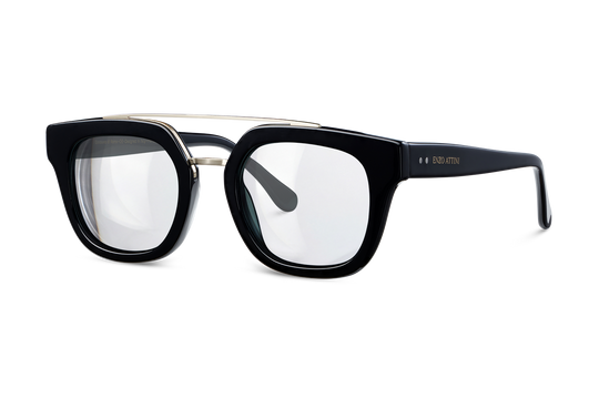 Syze optike për femra modeli Colosseo di Roma nga Enzo Attini me skelet black, lentet me mbrojtje UV 400, detaje
