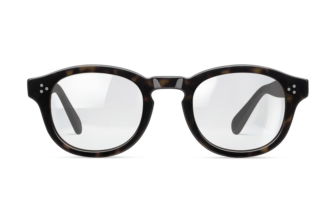 Syze optike për femra dhe meshkuj modeli Il Pantheon nga Enzo Attini me skelet  dark tortoise red, lentet me mbrojtje UV 400, ballore