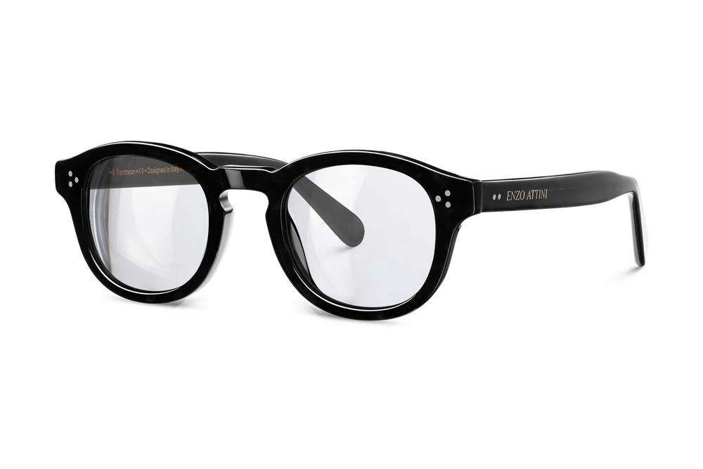 Syze optike për meshkuj modeli Il Pantheon nga Enzo Attini me skelet  black, lentet me mbrojtje UV 400