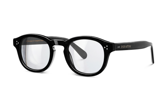 Syze optike për meshkuj modeli Il Pantheon nga Enzo Attini me skelet  black, lentet me mbrojtje UV 400