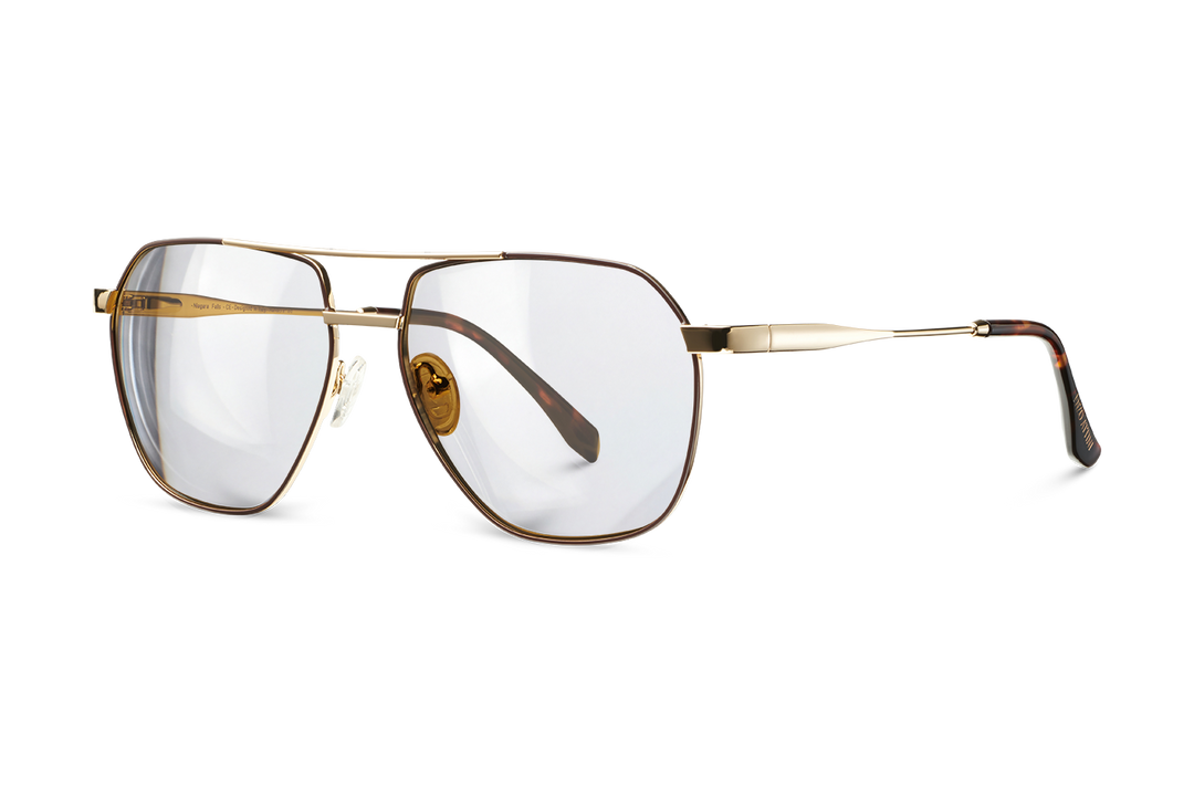 Syze optike për femra modeli Niagara Falls nga Enzo Attini me skelet  gold, lentet me mbrojtje UV 400, detaje