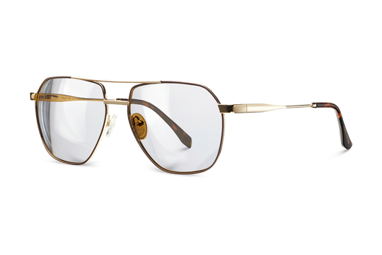 Syze optike për femra modeli Niagara Falls nga Enzo Attini me skelet  gold, lentet me mbrojtje UV 400, detaje