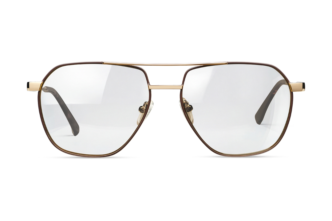 Syze optike për femra modeli Niagara Falls nga Enzo Attini me skelet  gold, lentet me mbrojtje UV 400, ballore