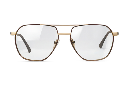 Syze optike për femra modeli Niagara Falls nga Enzo Attini me skelet  gold, lentet me mbrojtje UV 400, ballore