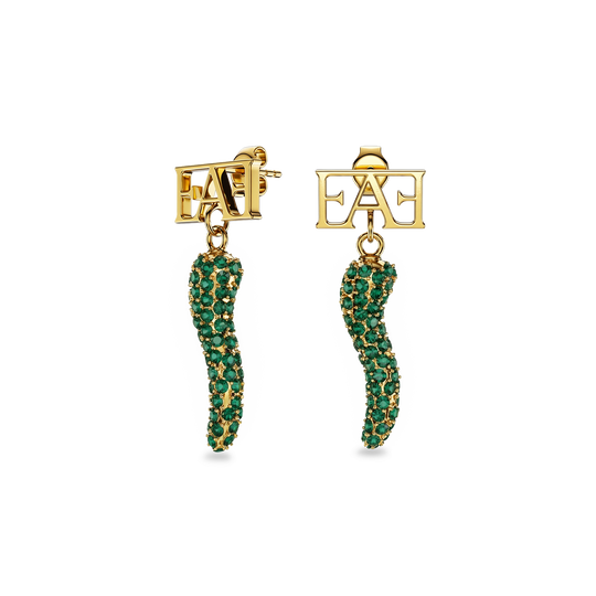 Vathë Cornicello - Enzo Attini - Gurë Zirkoni jeshil - Pamja anash