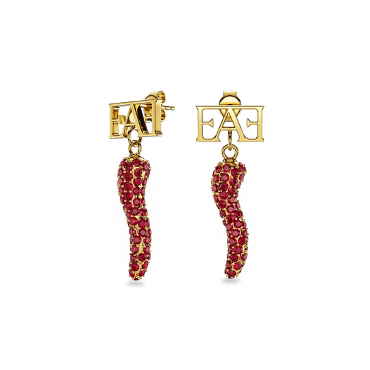 Vathë Cornicello - Enzo Attini - Gurë Zirkoni të kuq - Pamja anash