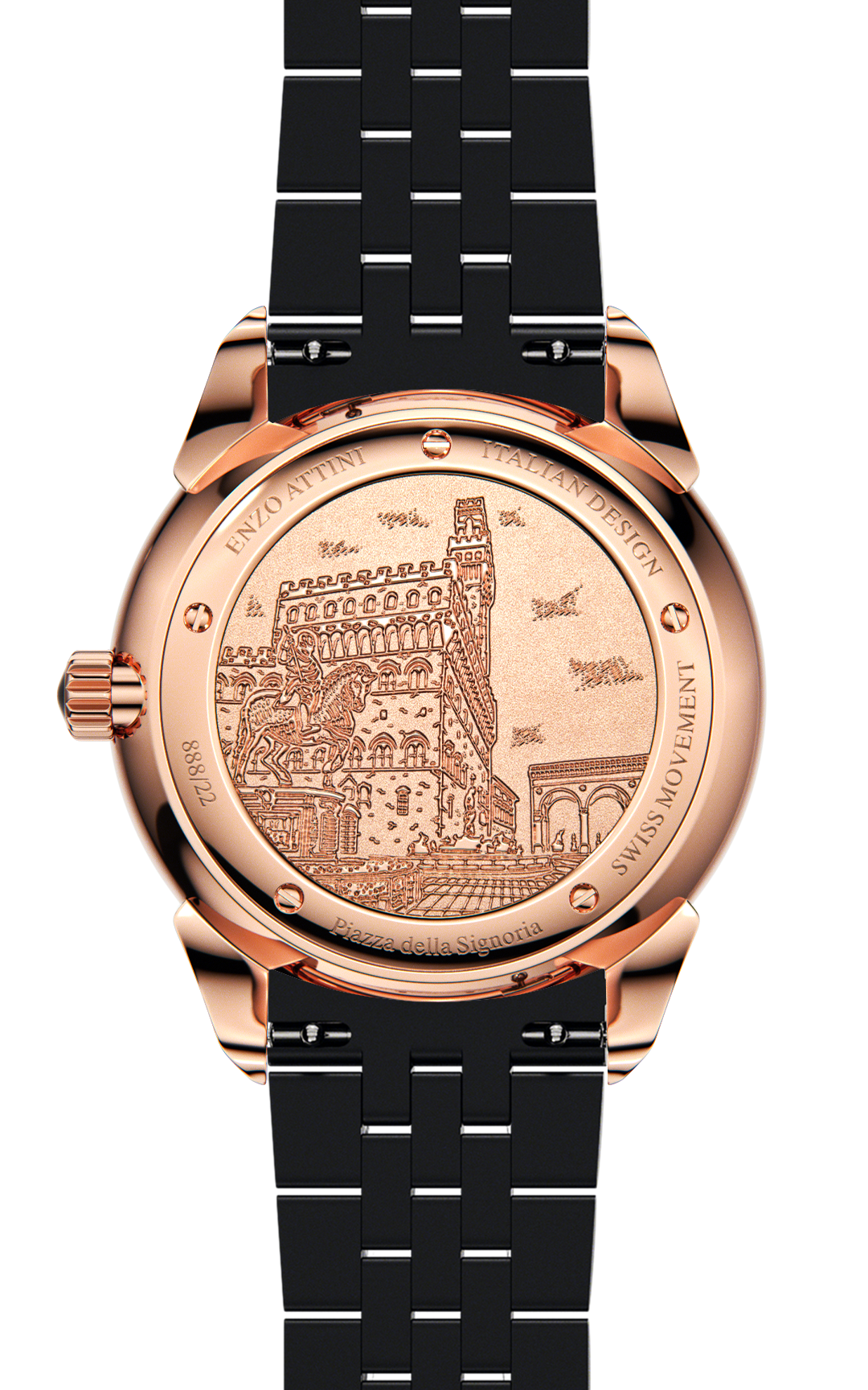 Piazza della Signoria - President Bracelet / Swiss Movement.