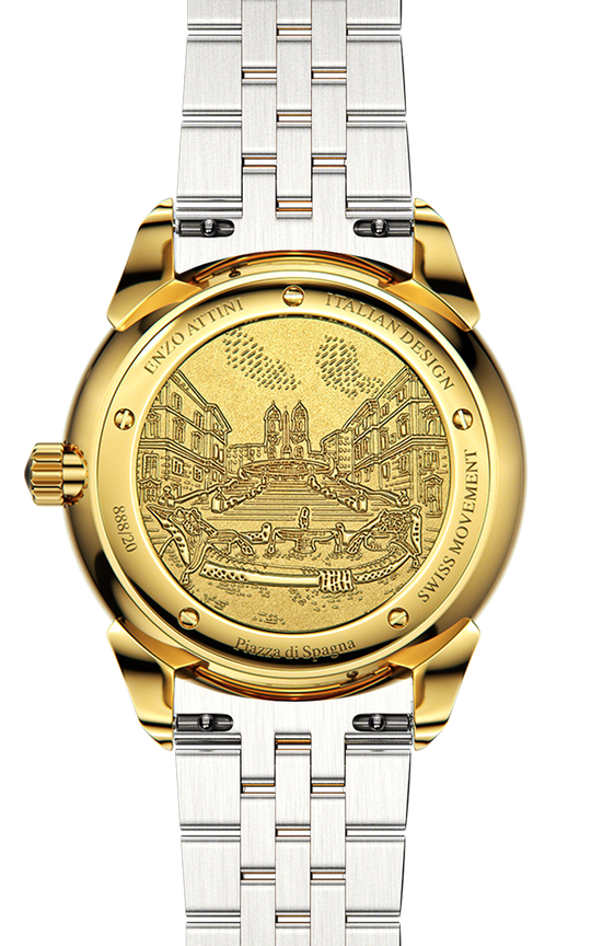 Piazza di Spagna, Roma - President Bracelet / Swiss Movement