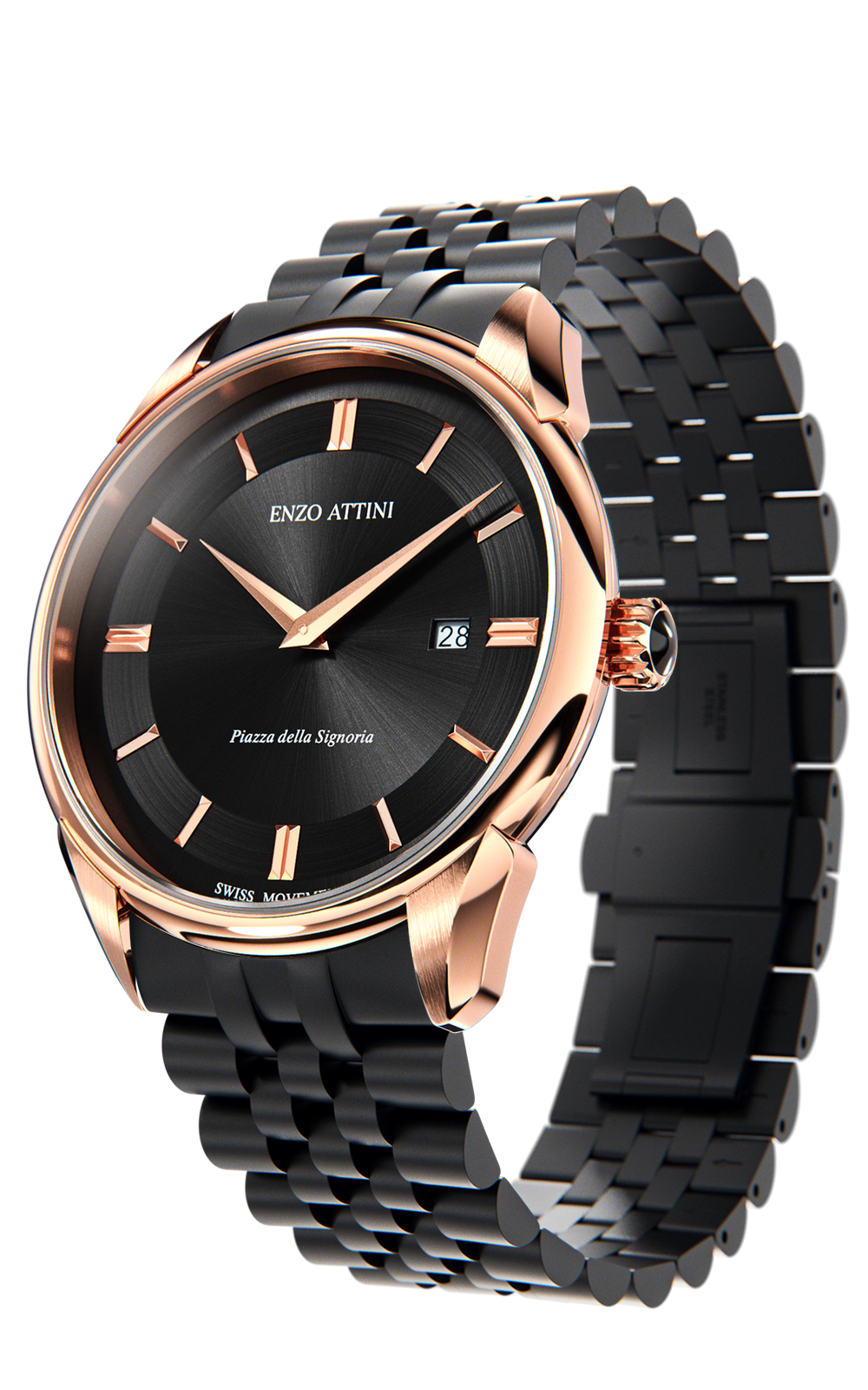 Piazza della Signoria - President Bracelet / Swiss Movement.