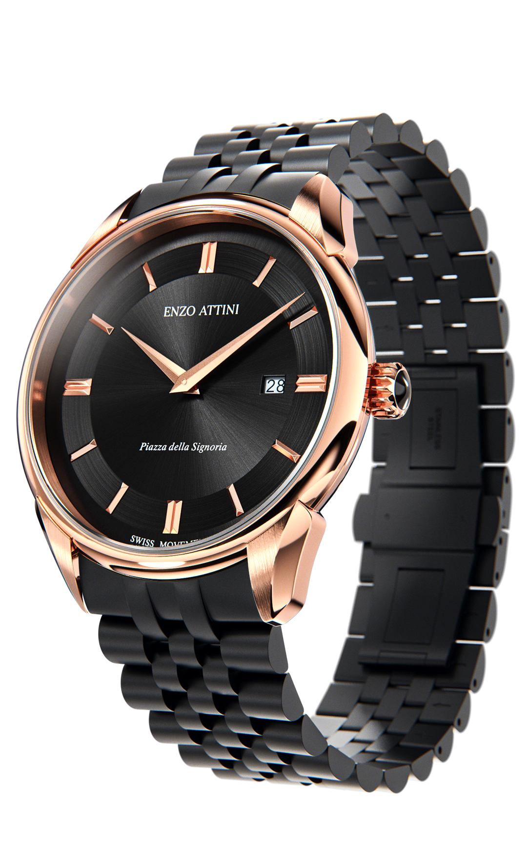 Piazza della Signoria - President Bracelet / Swiss Movement.