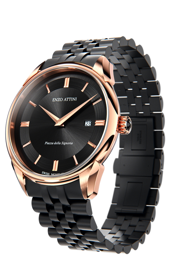 Piazza della Signoria - President Bracelet / Swiss Movement.