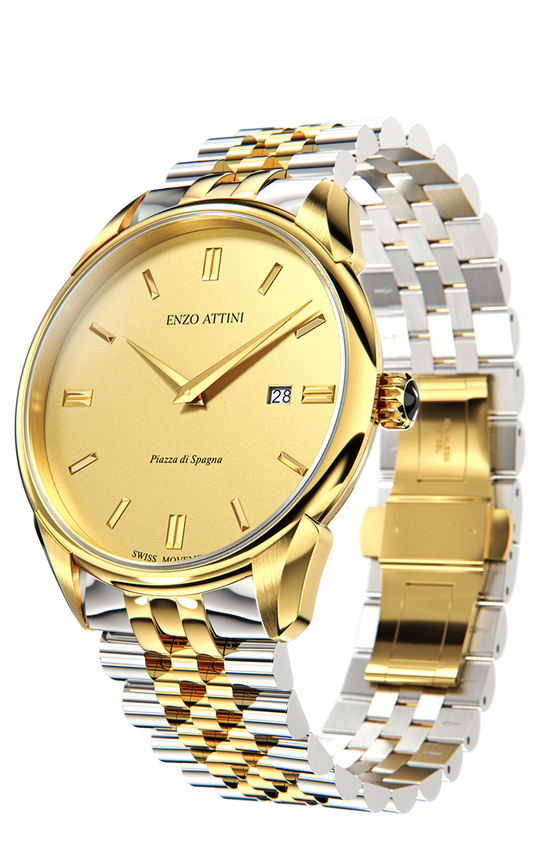 Piazza di Spagna, Roma - President Bracelet / Swiss Movement