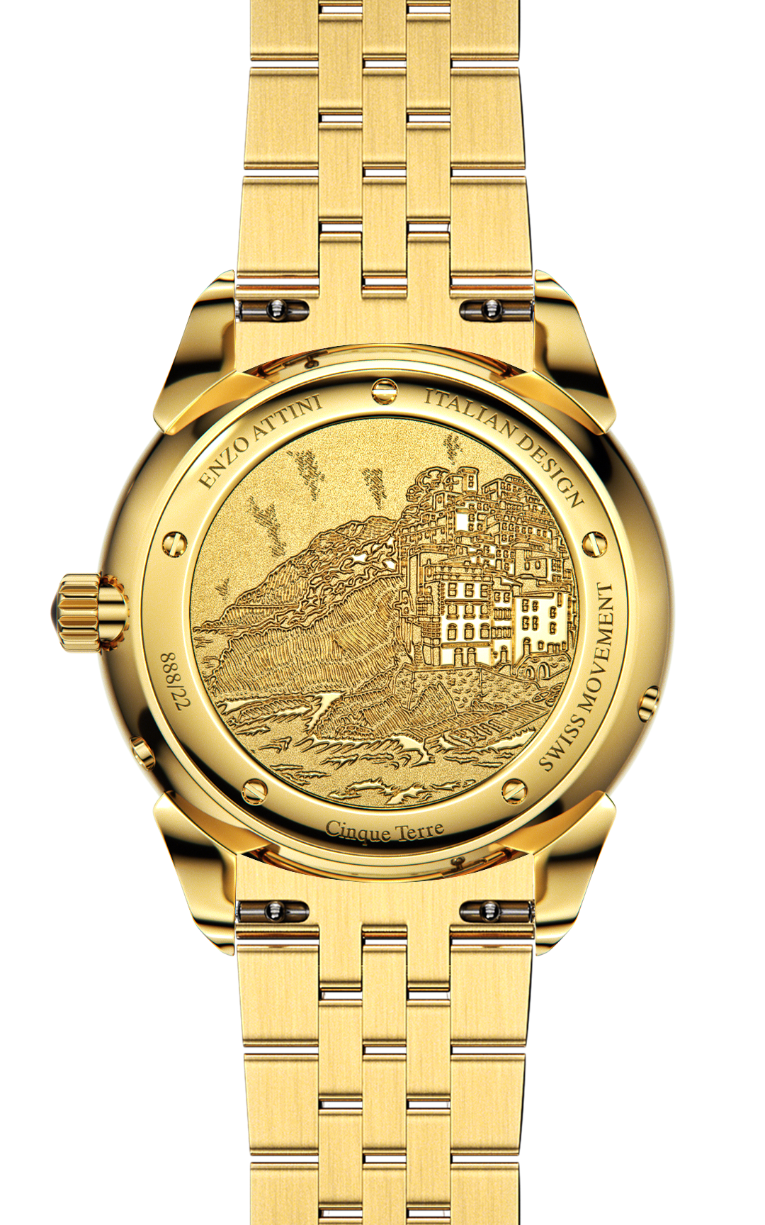 Cinque Terre - President Bracelet / Swiss Movement