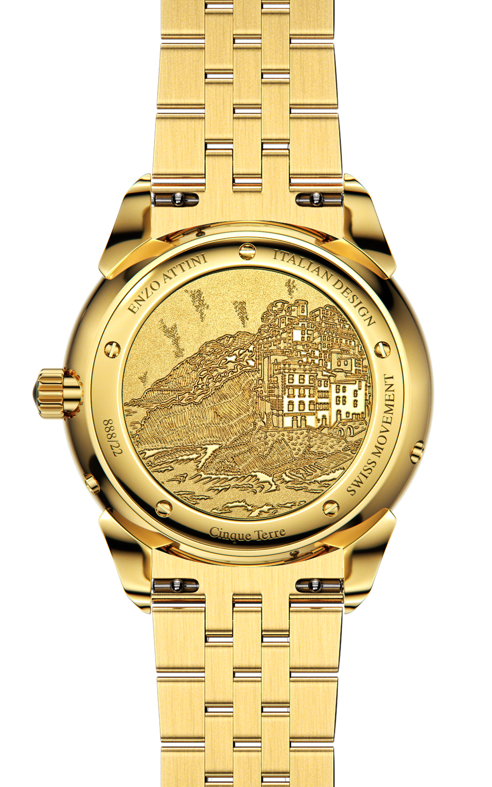 Cinque Terre - President Bracelet / Swiss Movement.