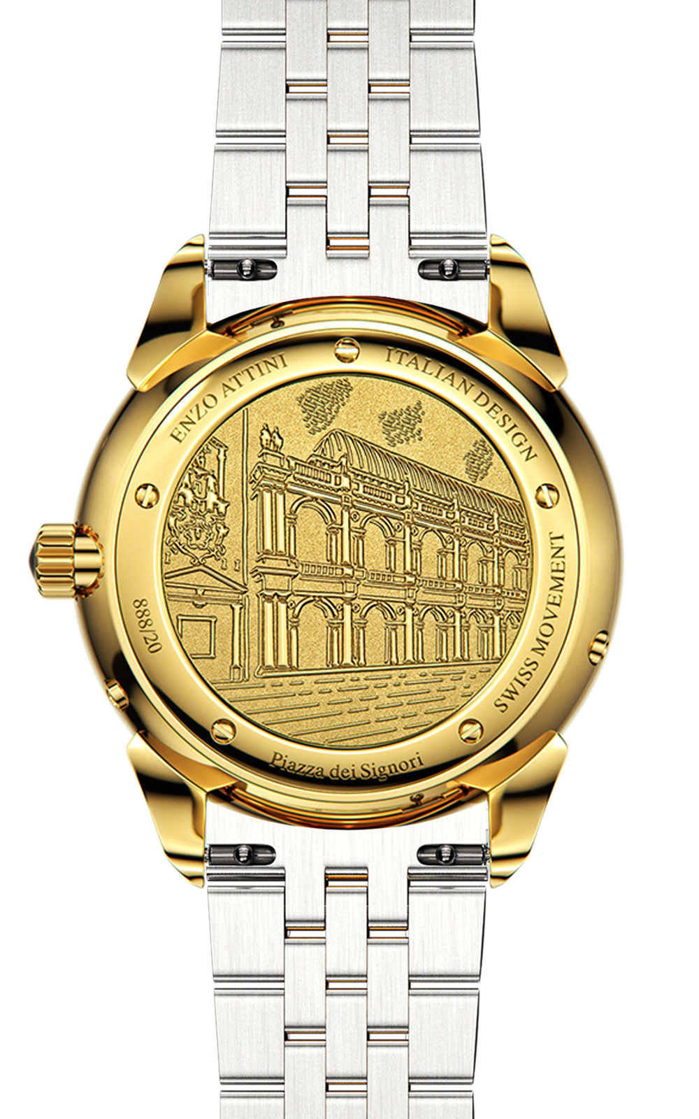 Piazza dei Signori - President Bracelet / Swiss Movement.