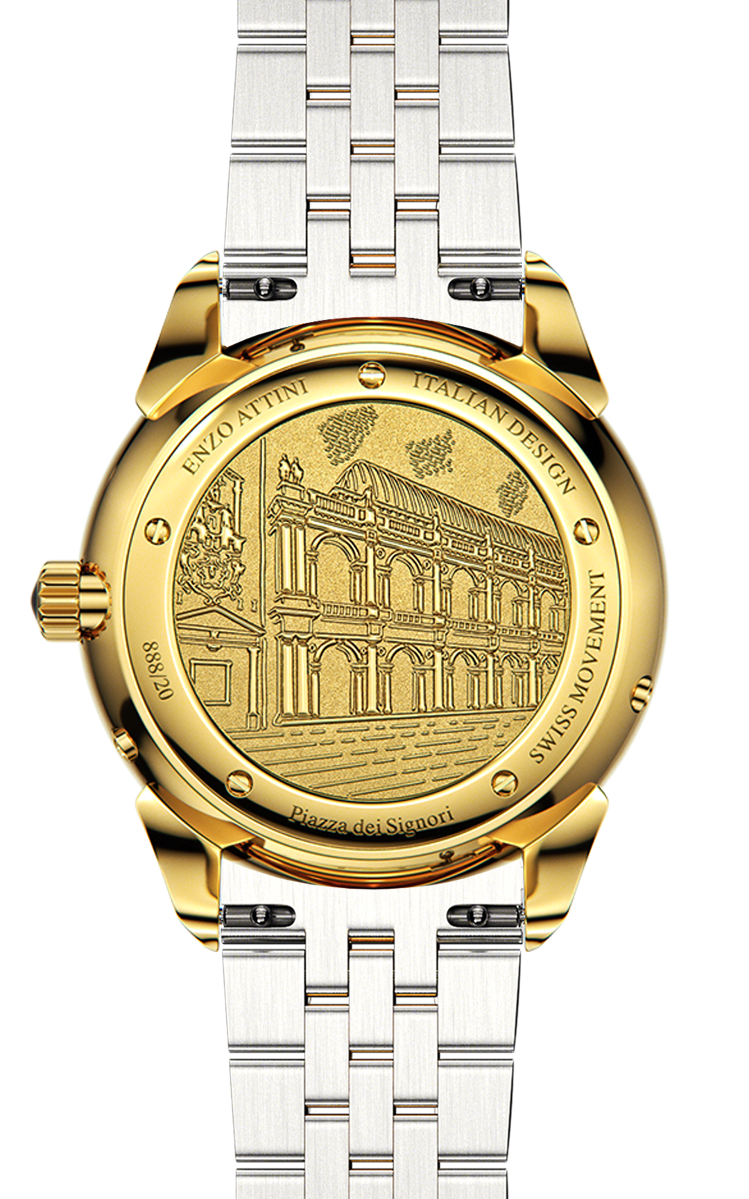Piazza dei Signori - President Bracelet / Swiss Movement.