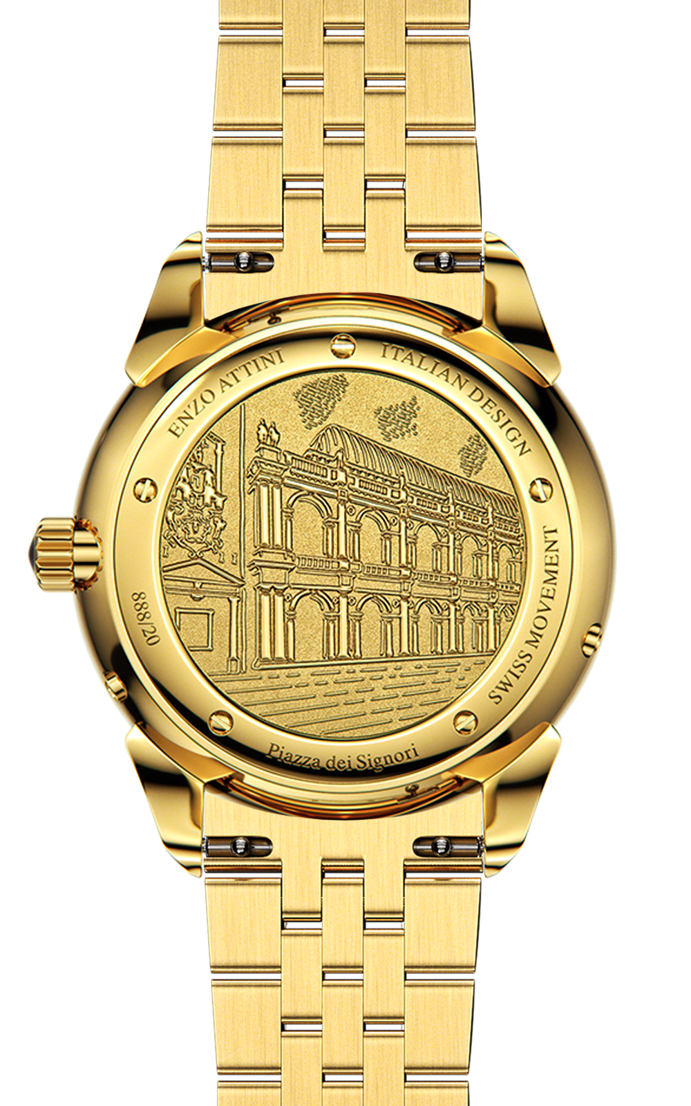 Piazza dei Signori - President Bracelet / Swiss Movement.