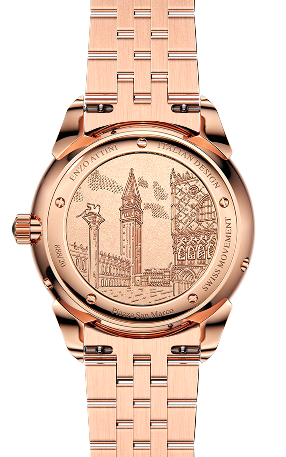 Piazza San Marco di Venezia - President Bracelet / Swiss Movement.