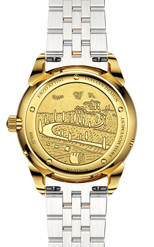 New Val d'Orcia  - President Bracelet / Swiss Movement