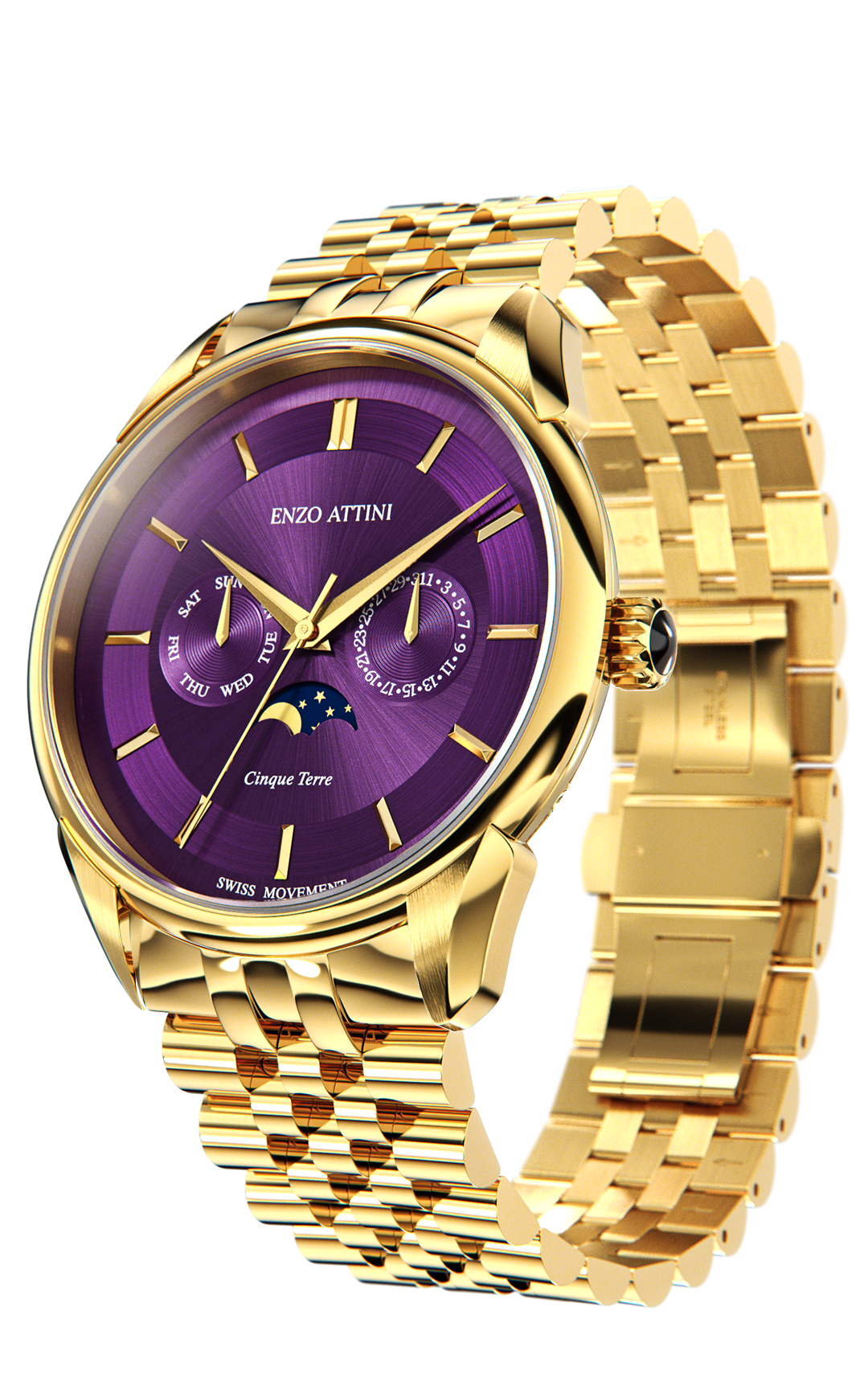 Cinque Terre - President Bracelet / Swiss Movement