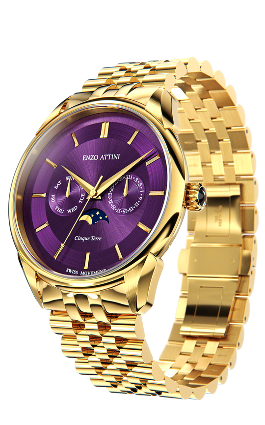 Cinque Terre - President Bracelet / Swiss Movement