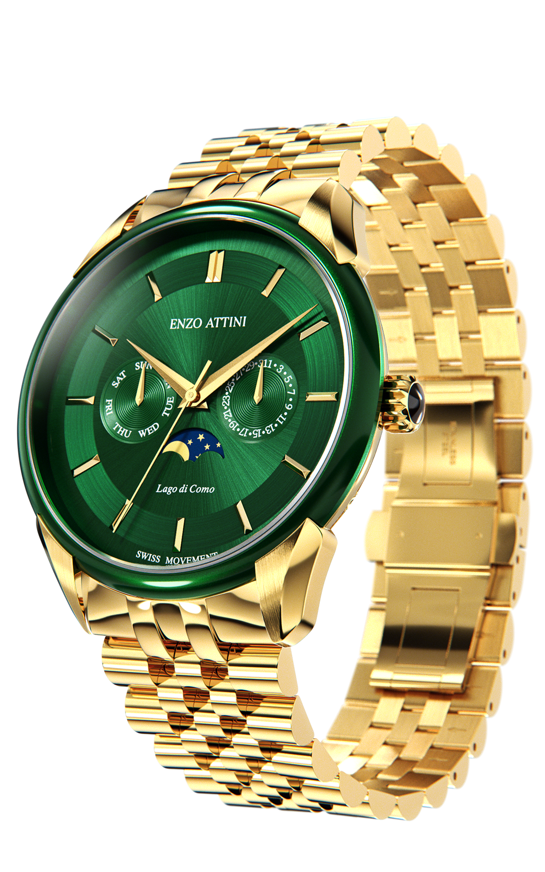 Lago di Como - President Bracelet / Swiss Movement