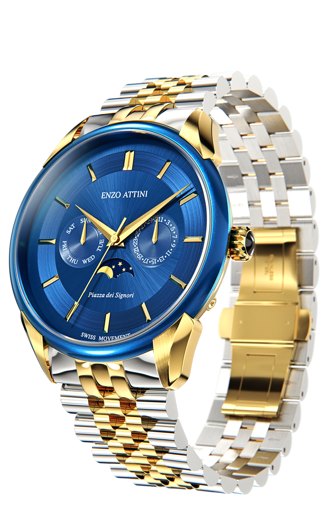 Piazza dei Signori - President Bracelet / Swiss Movement.