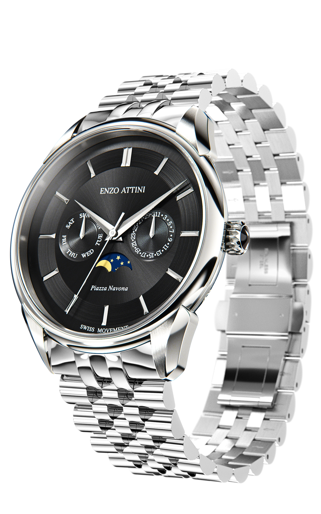 New Piazza Navona, Roma - President Bracelet / Swiss Movement