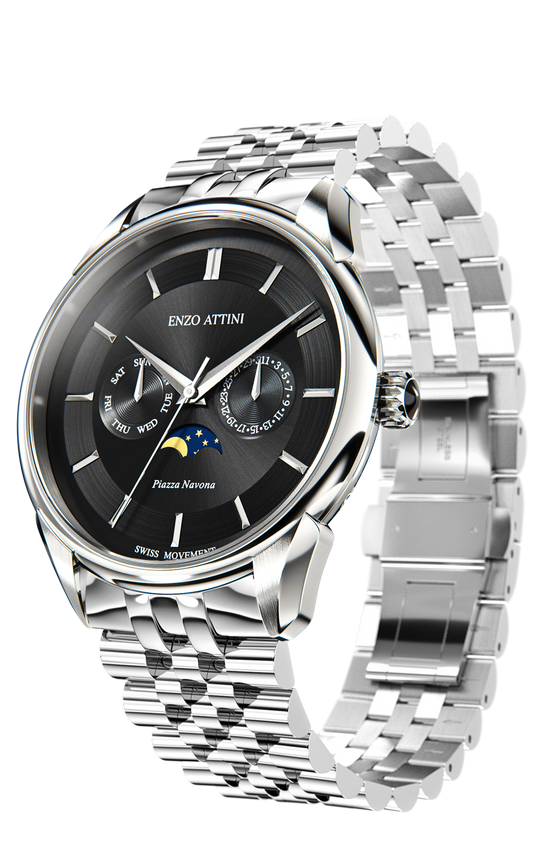 New Piazza Navona, Roma - President Bracelet / Swiss Movement.