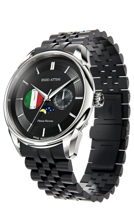 Piazza Navona, Roma - President Bracelet / Swiss Movement
