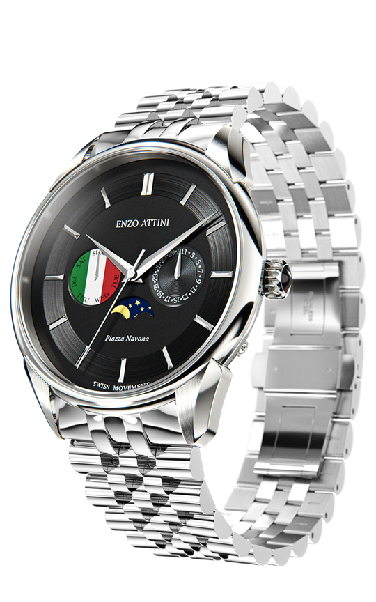 Piazza Navona, Roma - President Bracelet / Swiss Movement.