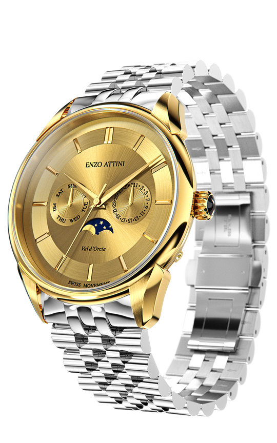 New Val d'Orcia - President Bracelet / Swiss Movement.