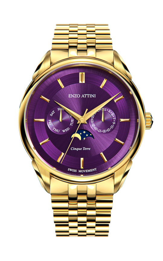 Cinque Terre - President Bracelet / Swiss Movement