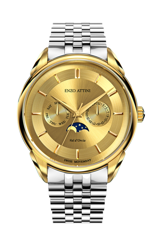 New Val d'Orcia - President Bracelet / Swiss Movement.